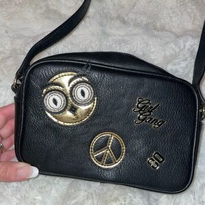 EXPRESS faux leather patch bag